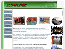 Tablet Screenshot of ecoaplitec.com